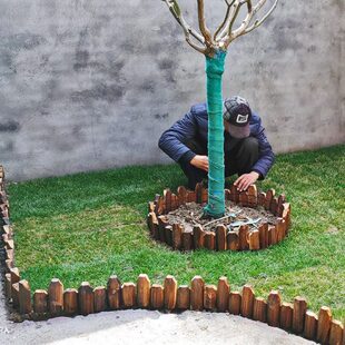 小土石草园挡绿化隔离带户外草坪花园花坛庭院小菜园林木围栏护栏
