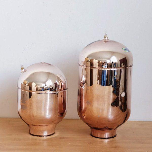 清水保温壶原装玻璃内胆新家园热水瓶原厂胆芯红铜色替换内胎3172