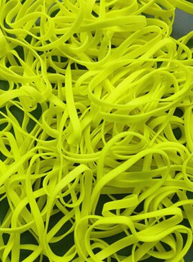 拉黄色橡皮筋途强捆绑用包装办公文具辅材支持定收纳整理弹力伸好