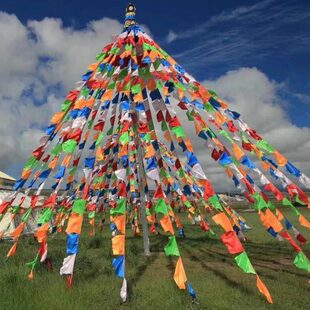 达旗容藏米包邮马五.量面30条风式内发旗批1圣4经幡龙色经幡马旗8