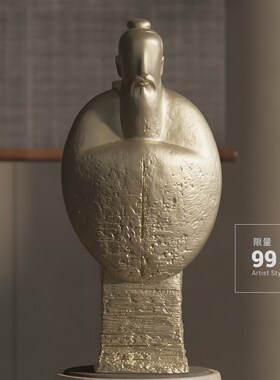 装饰品家居书房电视柜办公茶室桌面进门入户O玄关客餐厅新中式摆