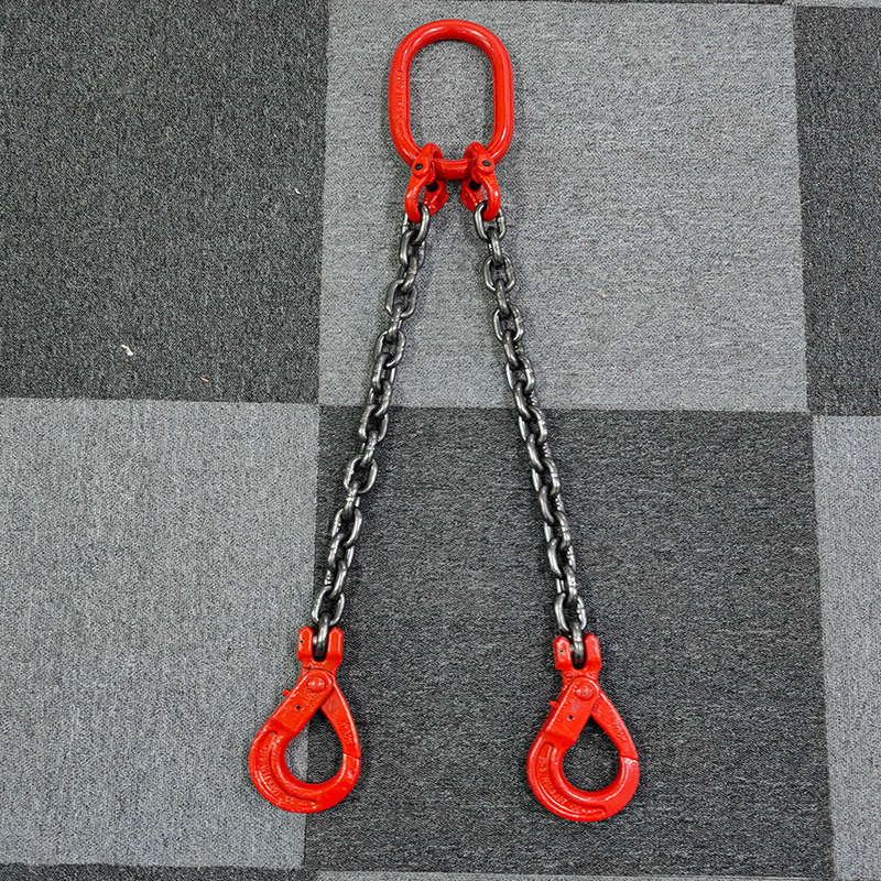 双钩起重链条g自锁安全钩模具双链保险吊钩2吨3吨行车吊车组合吊