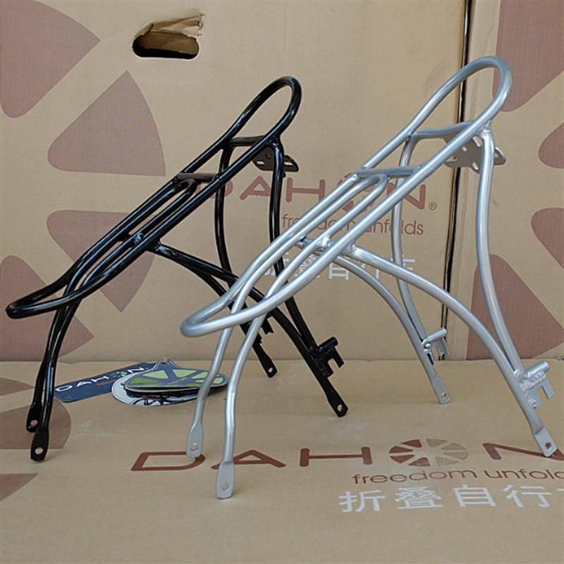 P8铝合金后货架20寸折叠v车尾架D8衣架自行车行李架P18后货架