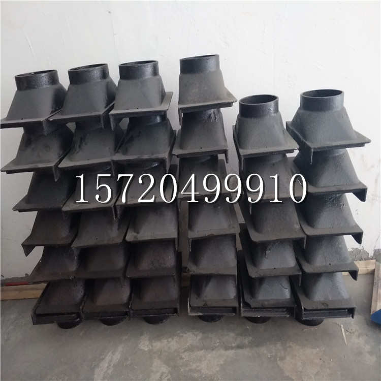 铸铁侧墙雨水斗DN100 侧墙x地漏钢制侧排雨水斗87型钢制侧入雨水