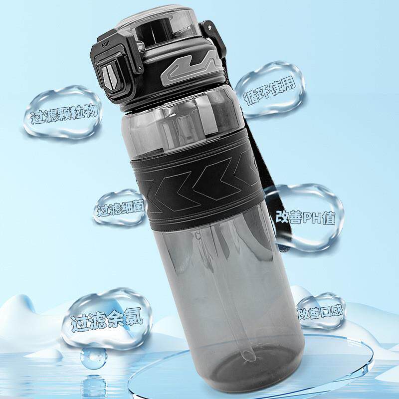 新款外贸跨境爆款户外净水器直饮净水杯野营滤水壶过滤器会销礼品