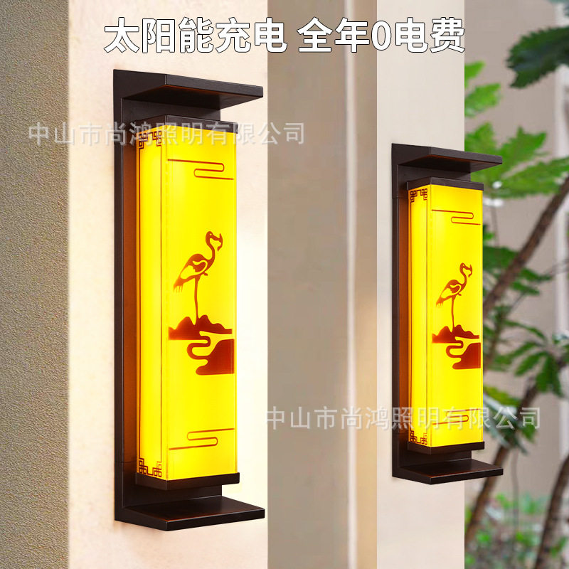 户外壁灯防水庭院灯室外墙别墅大门口工程仿云石新中式阳台灯具