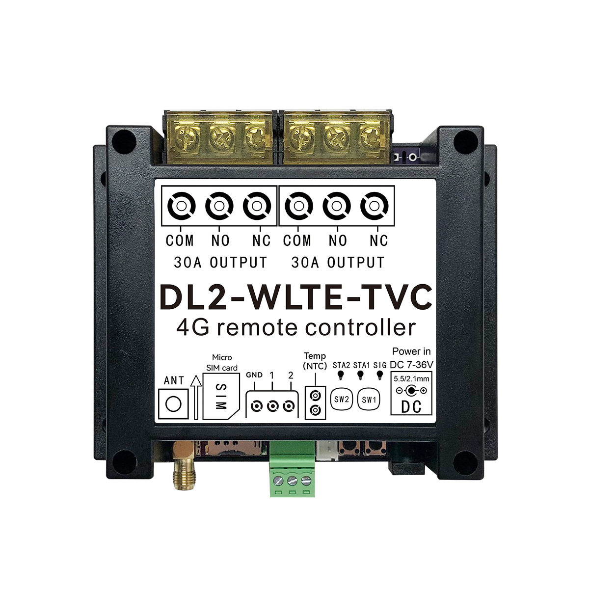 4G两路30A远程APP/WEB控制器