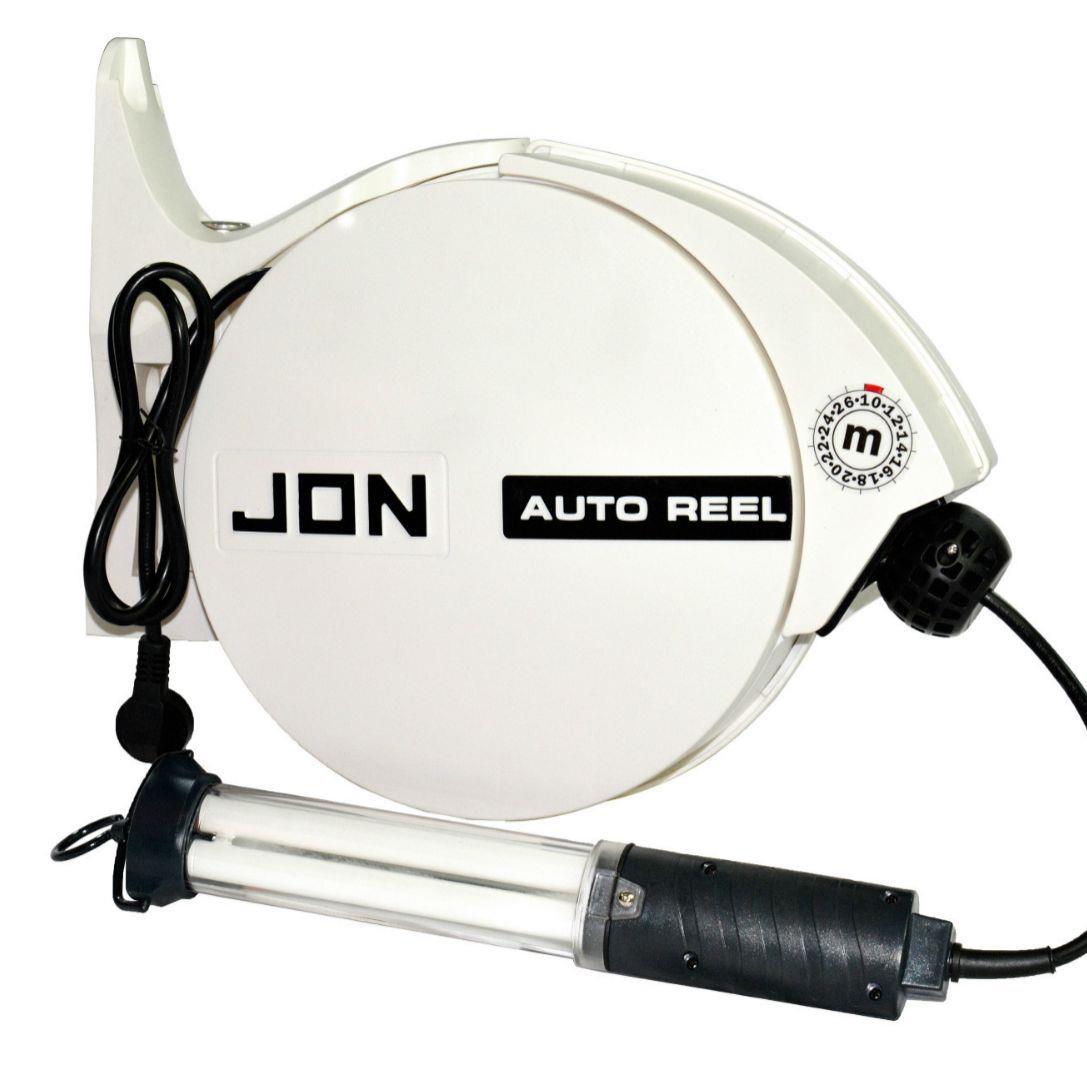 强生新款JON21D2 220V-18W节能灯电源线卷线器自动伸缩电鼓 灯鼓