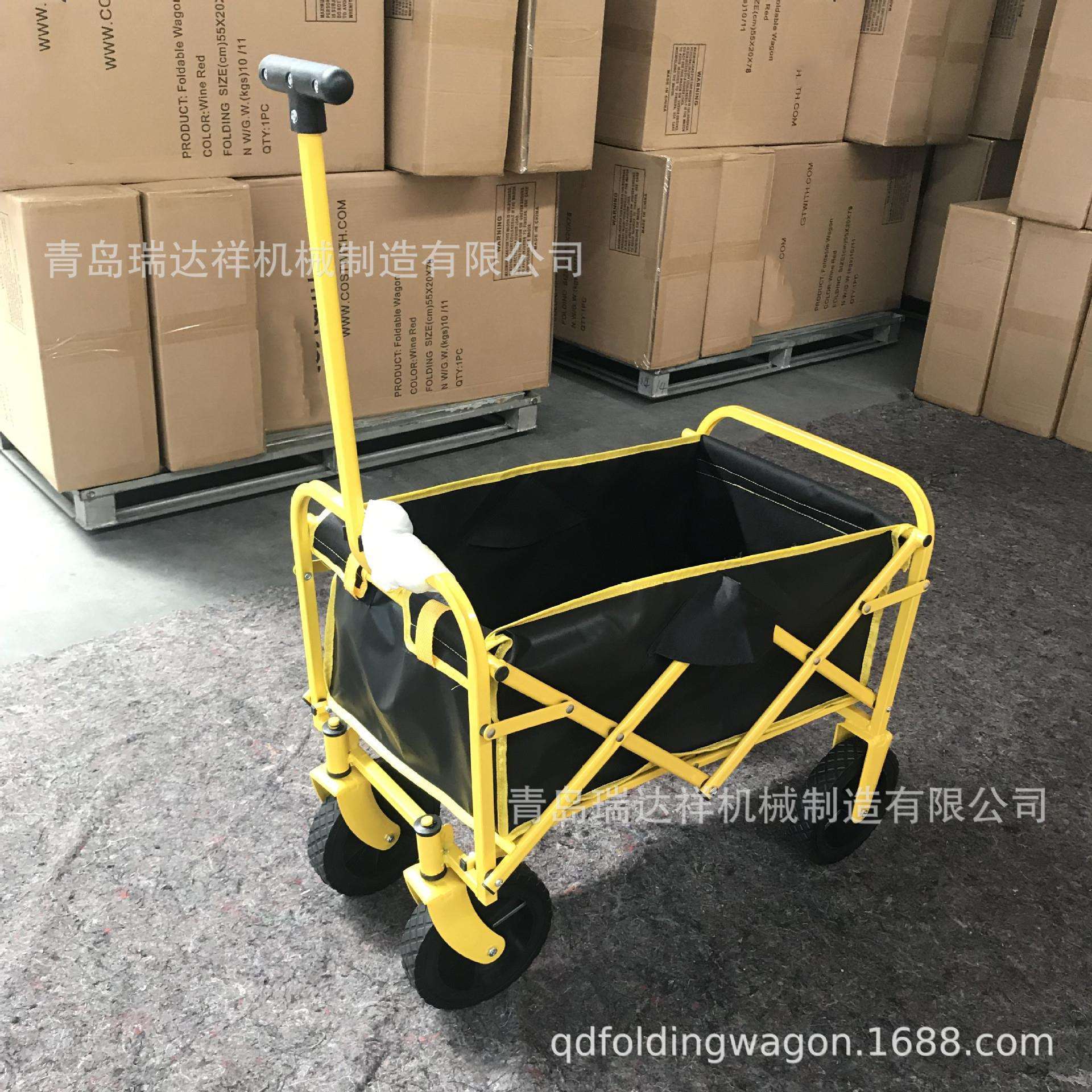 厂家出口日韩 欧美 户外出游儿童款迷你折叠玩具车小号布兜野营车