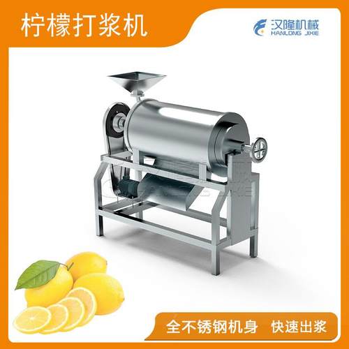 厂家供应不锈钢大型工业机械水果去核单道打浆机混合柠檬汁打浆机