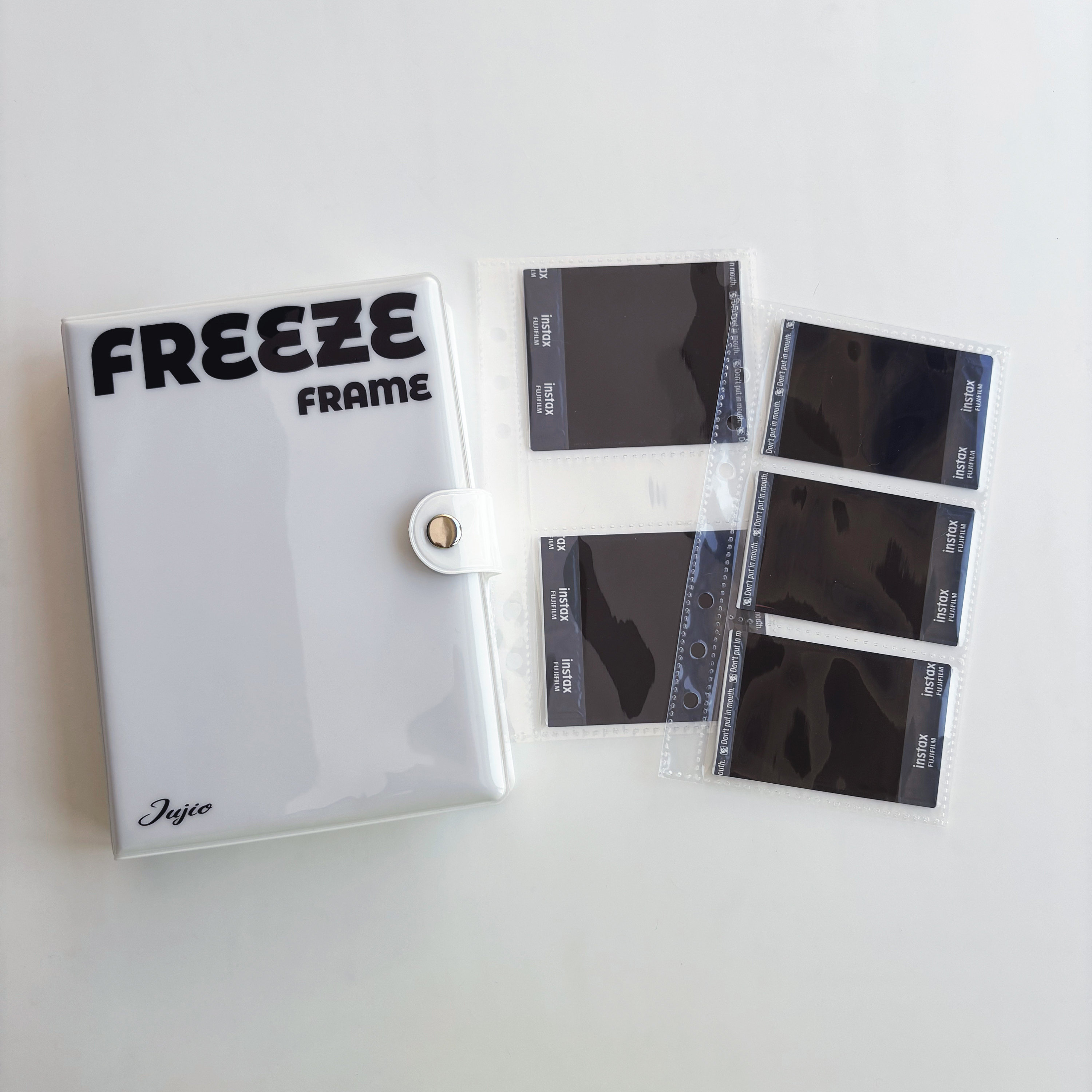 A6款拍立得方形SQ迷你MINI内页相册活页卡通带扣收纳4件包邮