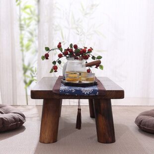 矮桌茶几日式炕桌禅意茶台台窗实木家用可移动飘窗小桌子榻榻米桌