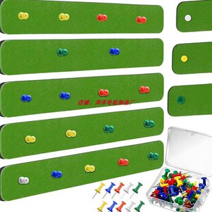 六角格长条方板毛毡照片墙装饰幼儿园公告栏毛毡板留言板北欧形