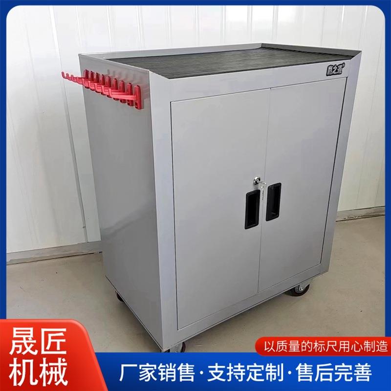 重型全封闭工具车铁皮工具箱 多功能工具柜 维修工具用工具车柜