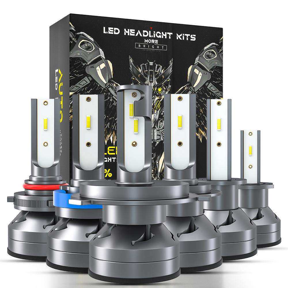 工厂直销D1 50W汽车LED大灯H1H4H7H8H9H11前照灯雾灯灯泡外置驱动
