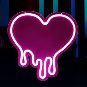 跨境LED霓虹neon灯爱心love发光墙挂柔性氛围装饰背板欧美亚马逊