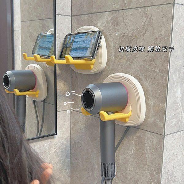 吹风机置物架免打孔卫生间电吹风挂架浴室壁挂式置物架子收纳支架,家庭/个人清洁工具,吹风机置物架,淘宝优惠券,粉丝福利购,淘宝优惠卷