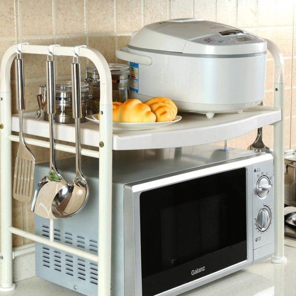 厨房方形微波炉架子 四脚落地式烤箱架多功能置物架层架电饭锅架,厨房/烹饪用具,微波炉置物架,淘宝优惠券,粉丝福利购,淘宝优惠卷