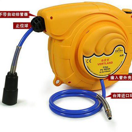 格霖堡GQ120A/GQ90A自动伸缩卷管器气动工具气管鼓卷管鼓