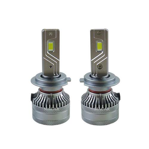 工厂现货汽车Led前大灯超亮H7H1远近光灯6000k强光H7Led灯泡