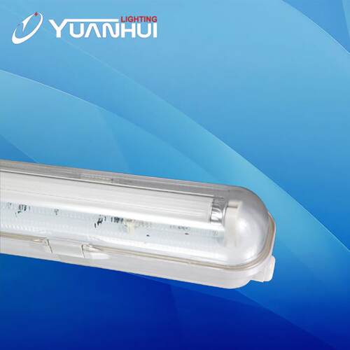 厂家现货一体化设计三防灯LED荧光灯T8照明乳白支架灯具配件