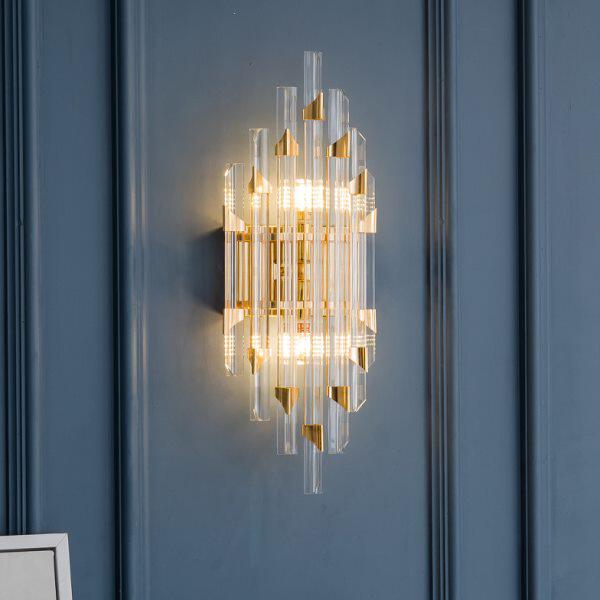 灯过道酒店宴会厅背景墙走廊灯别墅壁灯水晶壁灯楼梯高档豪华客厅