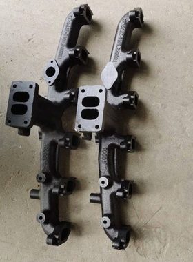 一拖东方红6缸发动机排气支座6RBT51/6RCT2/6A3ZT10排气管支管