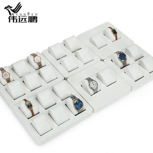 鹏手表托盘展示盒直播置放远放摆展示盒收纳伟展示架盒道具台手表