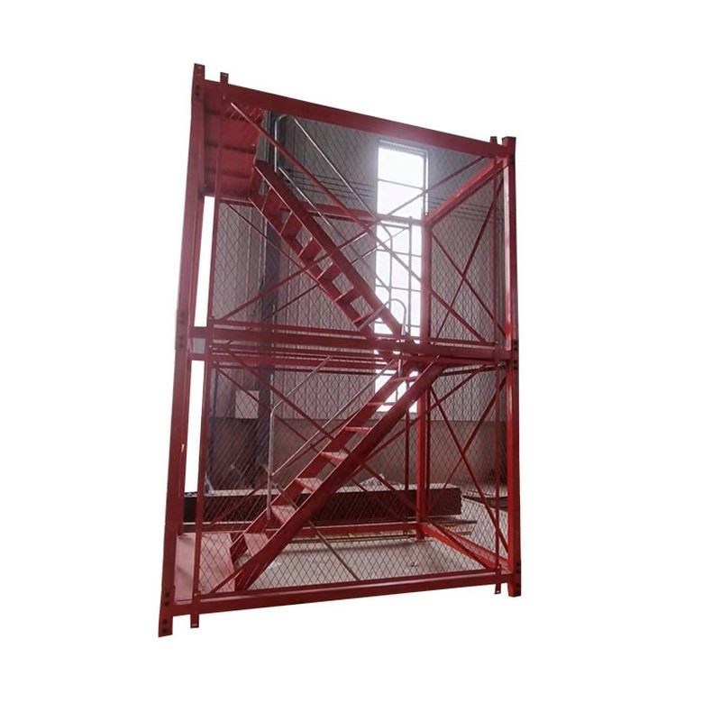 高空脚手架人g字梯路桥施工爬梯墩柱平台基坑安全梯笼上下人行通