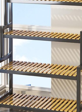 花架阳台置物架2024新款阶梯多层植物移动花盆架S花架子客厅落地