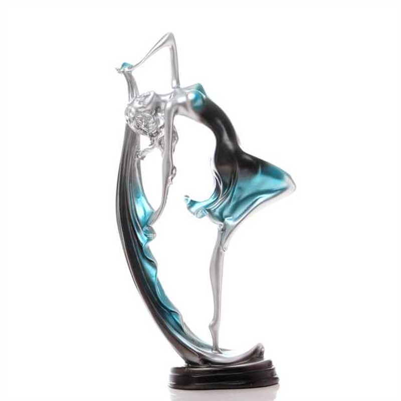 欧式家居装饰品客厅酒柜s电视柜玄关博古架人物工艺品摆件创意摆