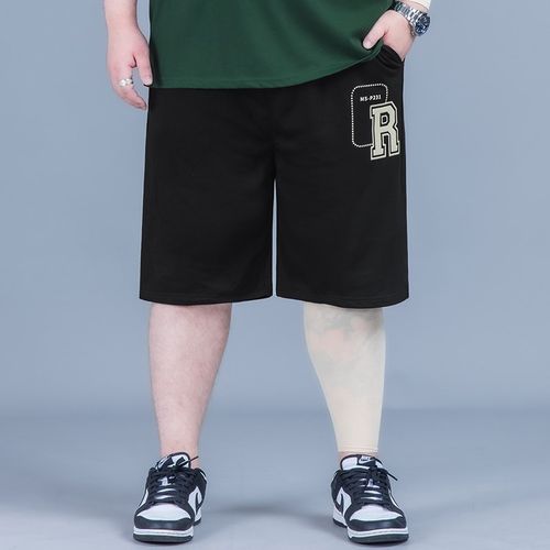 大码短裤男夏季2025新款胖子男装裤子潮牌宽松休闲男士男款运动裤
