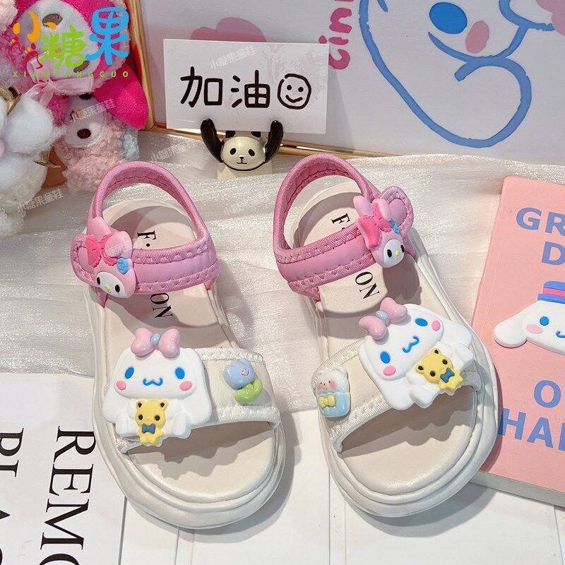 女童高颜值公主凉鞋女款2024新款时尚小学生小孩女生夏天儿童鞋子图片