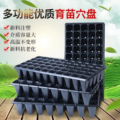 穴盘育苗盘林木蔬菜塑料秧盘大棚用育苗穴培育盆发芽种植播种家用