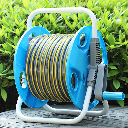 品浇花洗车水水管软m管盘管收纳层架卷管收管器水车架家用可携式