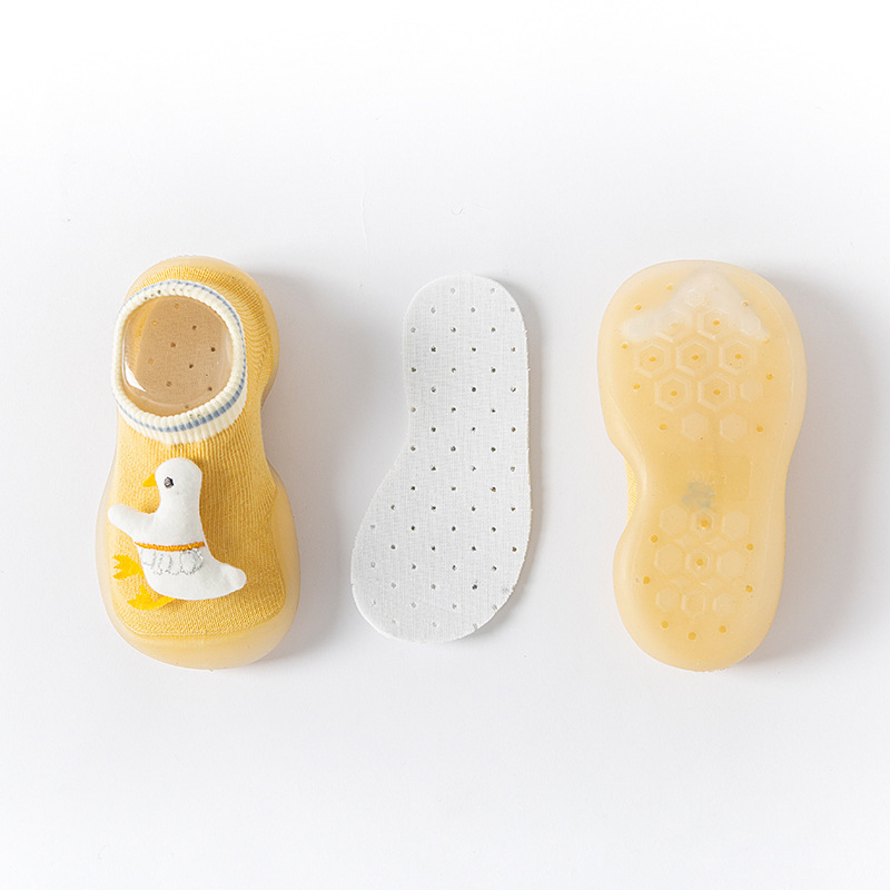 宝宝学步鞋婴儿i软底春夏小童室内0-1岁2透气不掉春秋季地板袜凉