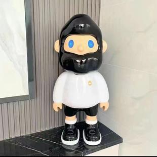 落地大摆件Farmer bob男友网红潮玩客厅装饰大娃公仔存钱罐摆件