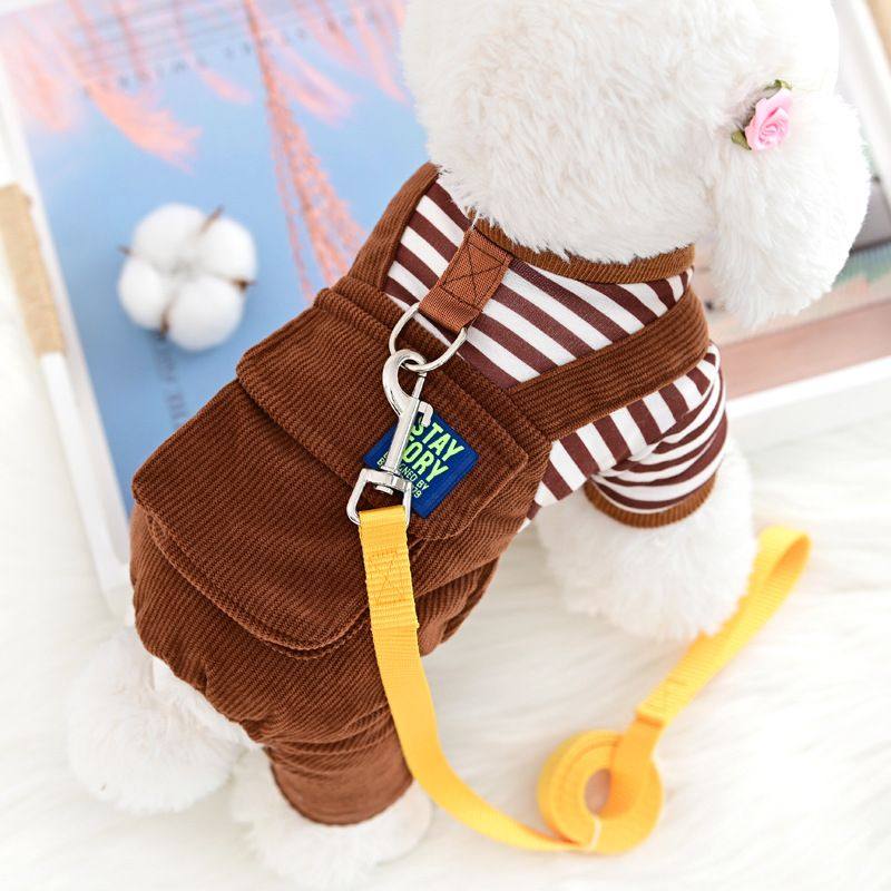 宠物小狗狗冬天衣服四脚保暖加厚加绒可牵引绳棉衣泰迪比熊背带裤,宠物/宠物食品及用品,狗宠物服装/雨衣,淘宝优惠券,粉丝福利购,淘宝优惠卷