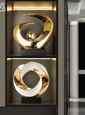 轻奢高档家居电视酒柜装饰品摆件客厅餐边柜高级感工艺品乔迁礼品