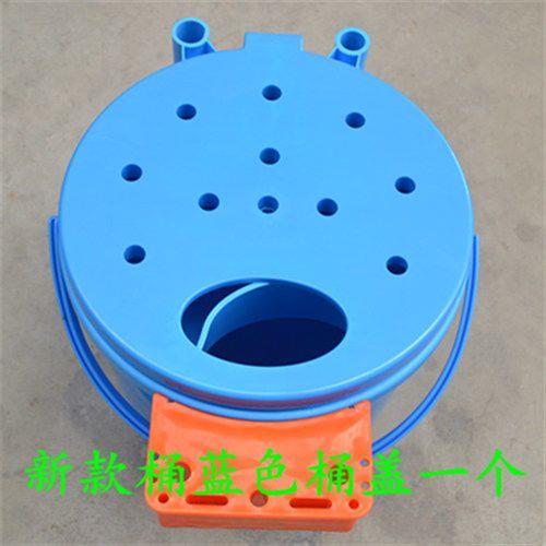 超忠多功能钓g鱼桶可坐钓箱配件坐垫盖子把手伞架钓桶配件钓箱配