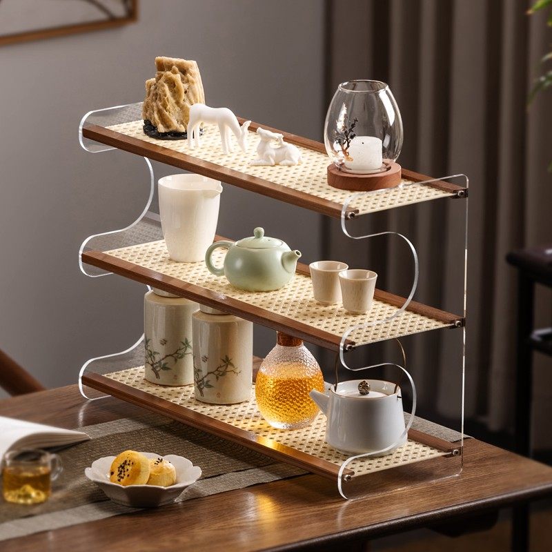 杯架置物架餐桌台面杯架子桌面茶杯水杯咖啡杯茶具收纳桌上放杯子