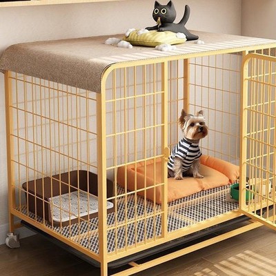 自动清粪狗笼中型大型犬室内带厕所边牧宠物笼拉布拉多金毛狗笼子