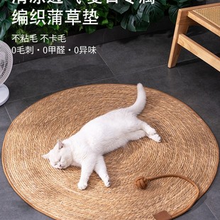 剑麻猫抓板猫抓垫猫咪睡垫耐磨耐抓不易掉屑编织棉绳宠物爬垫