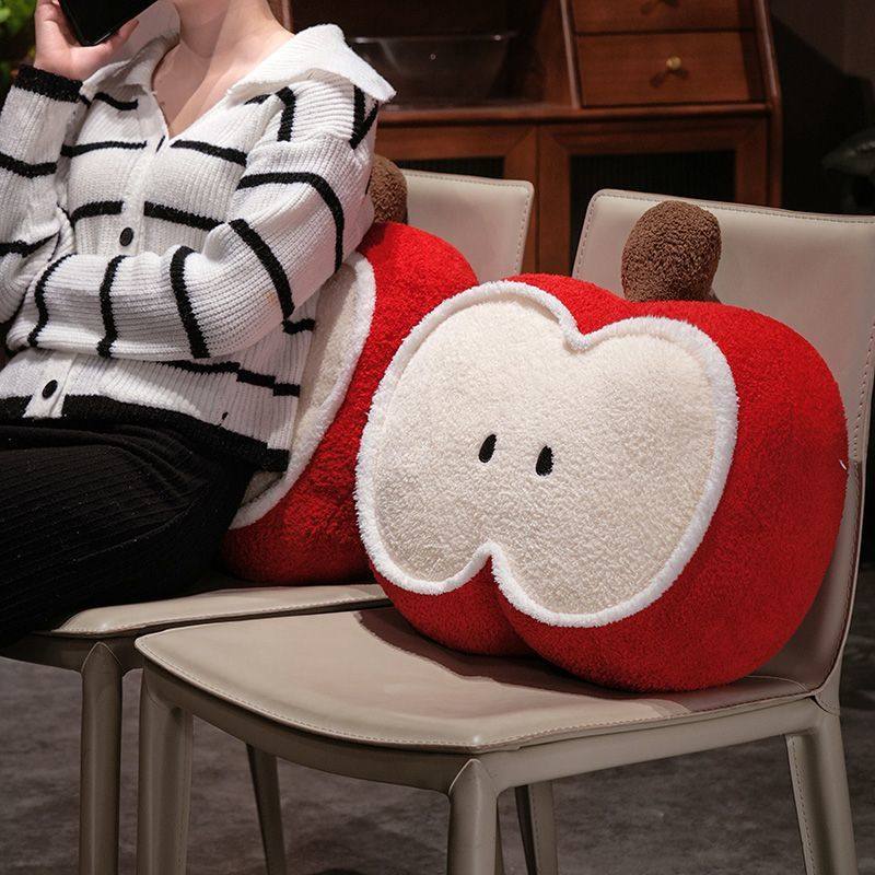 苹果抱枕沙发客厅办公室护腰靠枕靠垫学生宿舍睡觉床头,居家布艺,靠垫/抱枕,淘宝优惠券,粉丝福利购,淘宝优惠卷