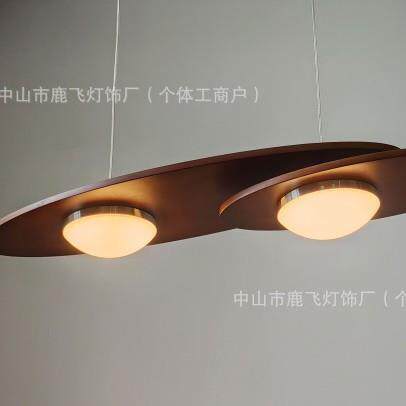 中古风复古飞碟吊灯意式极简别墅客厅个性创意餐厅酒馆装饰氛围灯