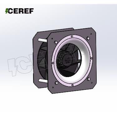 CEREF 220支架离心风机 交流风扇 散热风扇 机柜排风扇图片