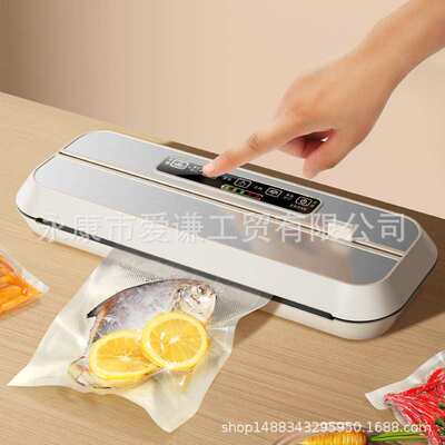 Multifunctional Slim Built-in Bag Cutter Vacuum Food Saver S