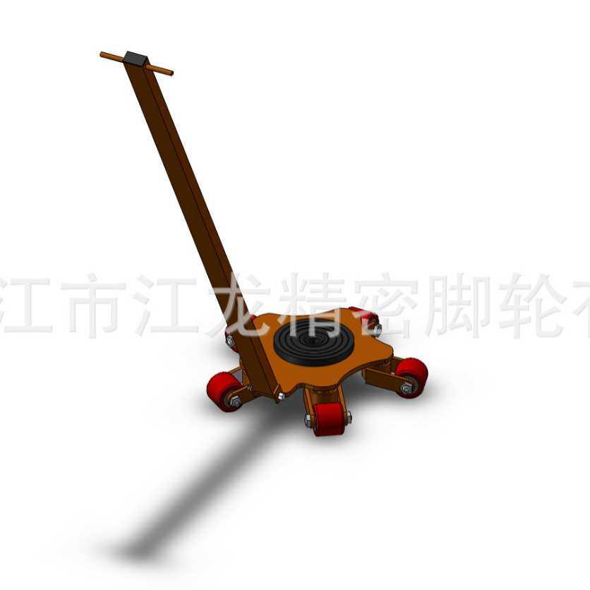 乌龟拖车物流重型音箱推拉车便捷乌龟拖车轮大型机器平板拖拉脚轮