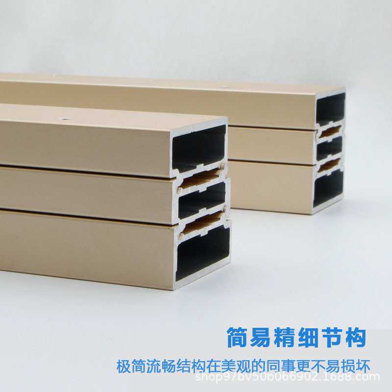 橱房柜餐桌侧装滑轨伸缩抽拉式桌台面轨道重型岛台导轨五金件抽屉