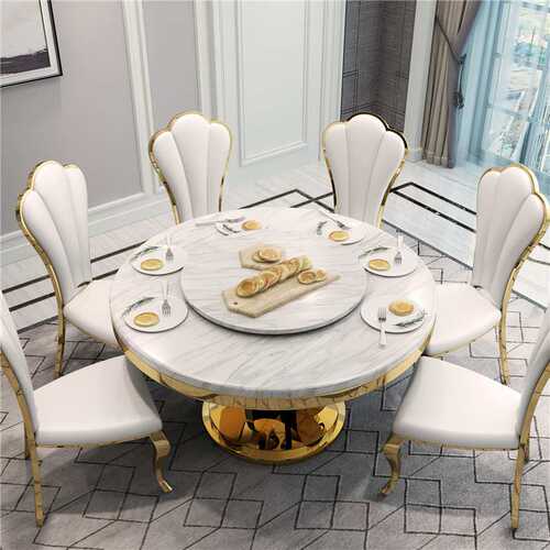 Modern simple stainless steel luxury hotel dining chair